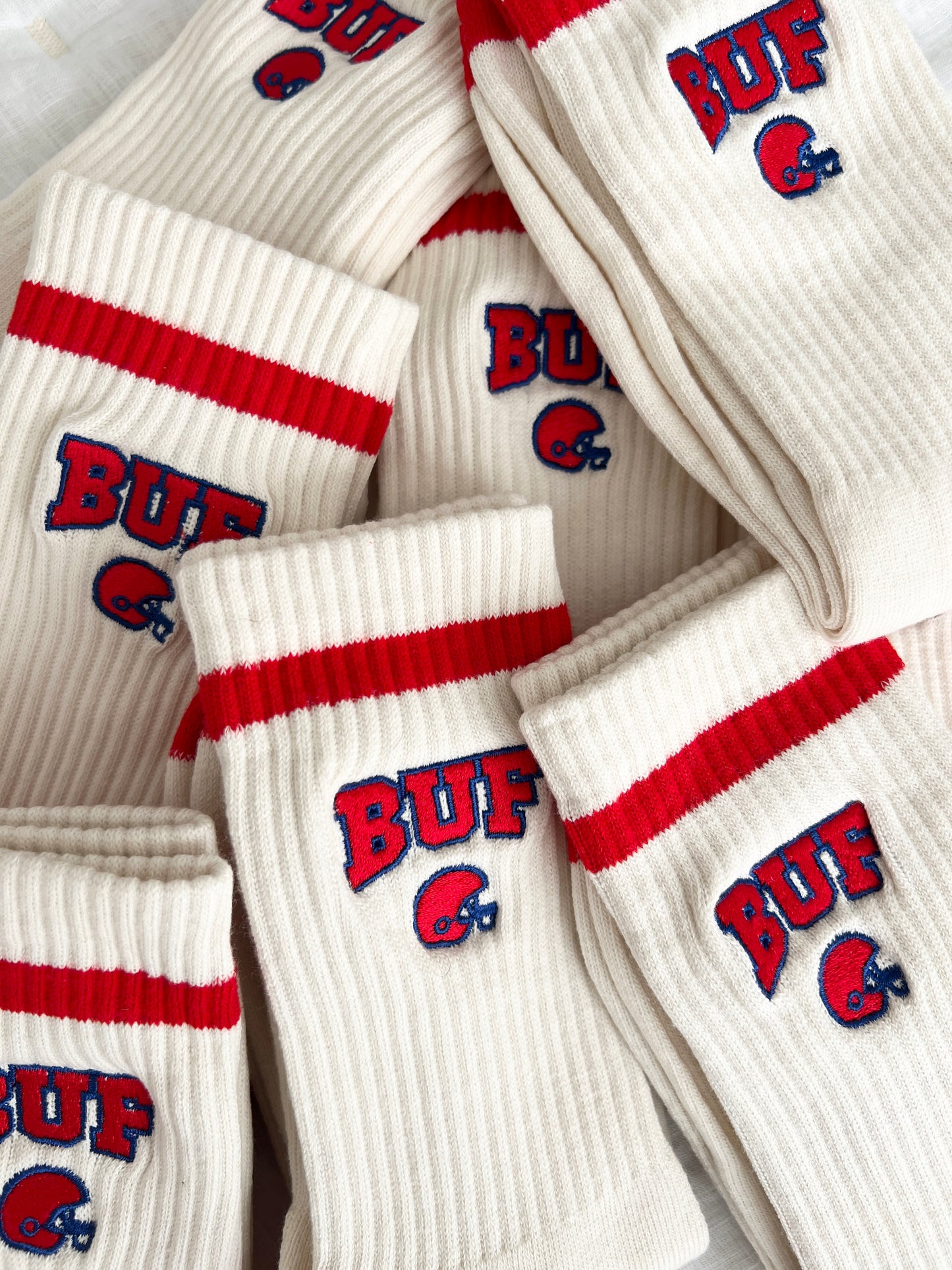 BUF Embroidered Sock
