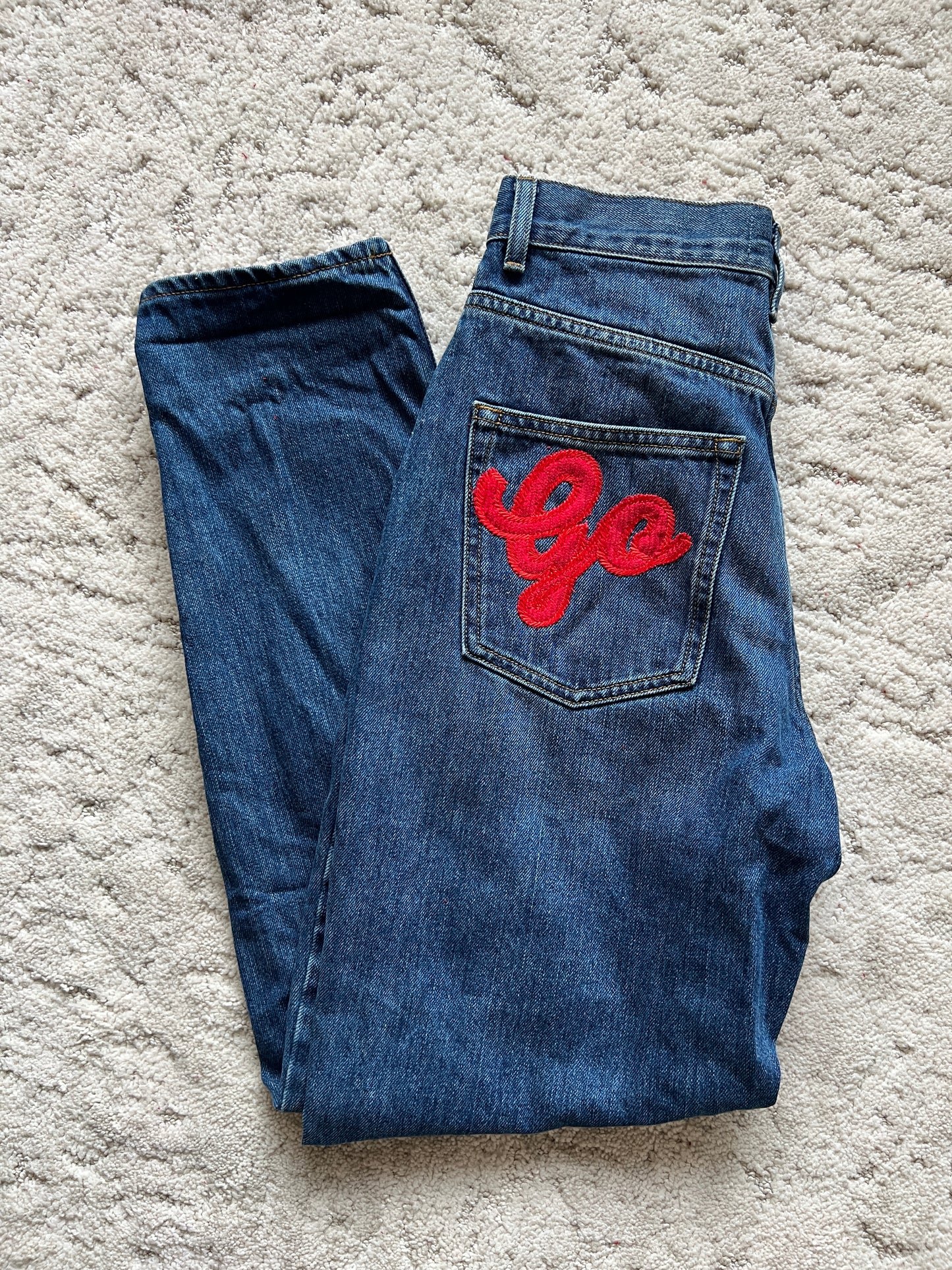 Waist:27 Inseam:30 Hip:38 Rise:13