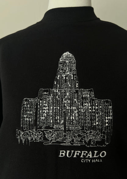 City Hall Sweatshirt x The Roaming Buffalo Art