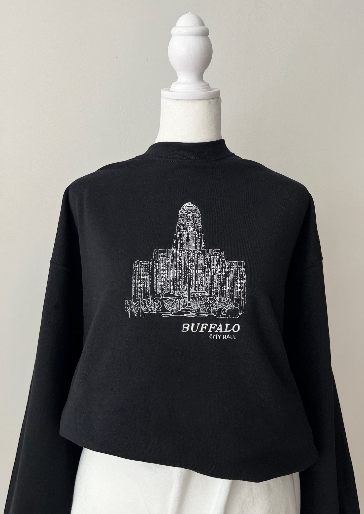 City Hall Sweatshirt x The Roaming Buffalo Art