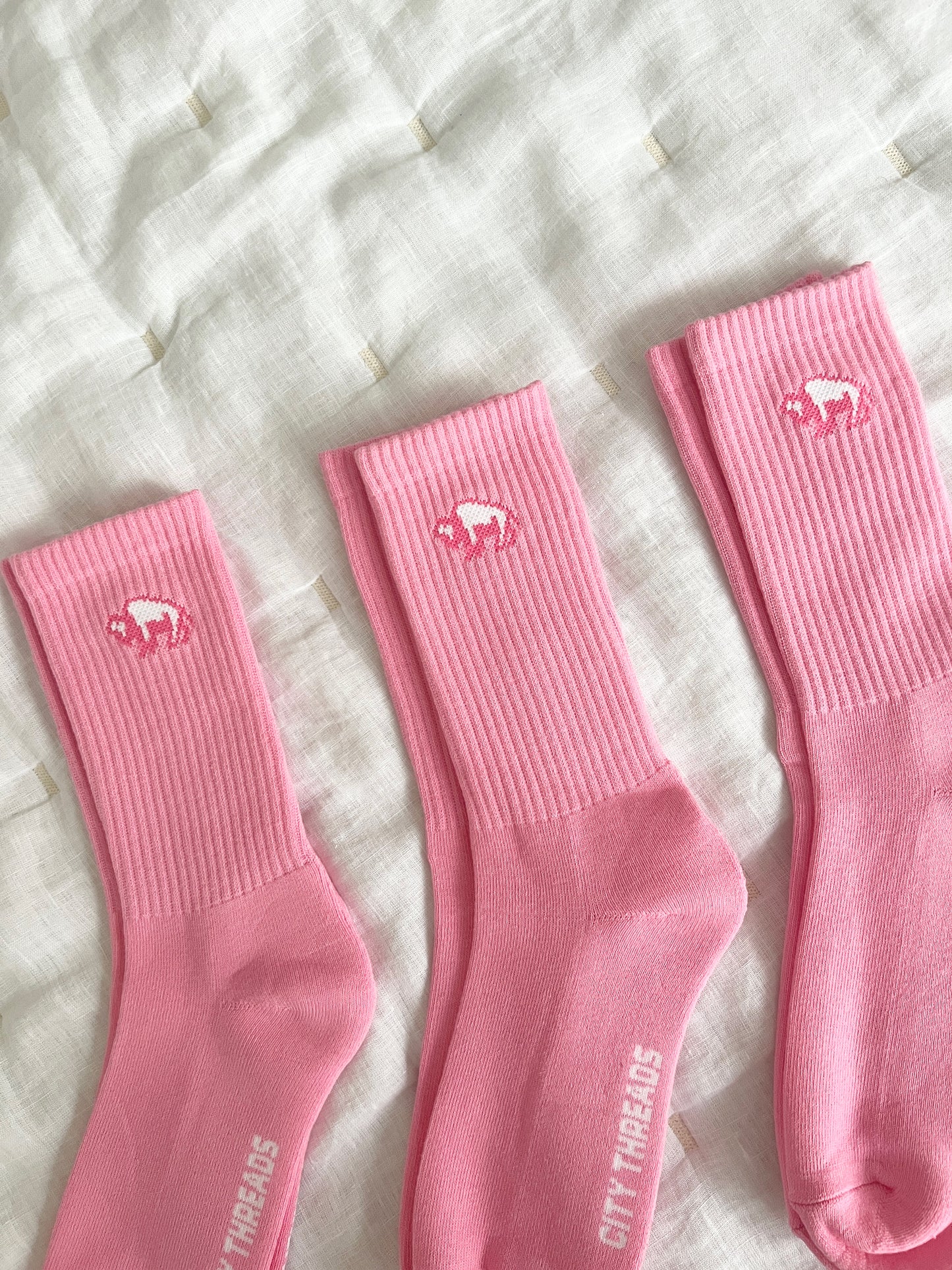 Pink Buffalo Socks