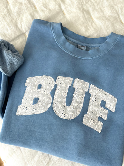 Lace Buf Sweatshirt