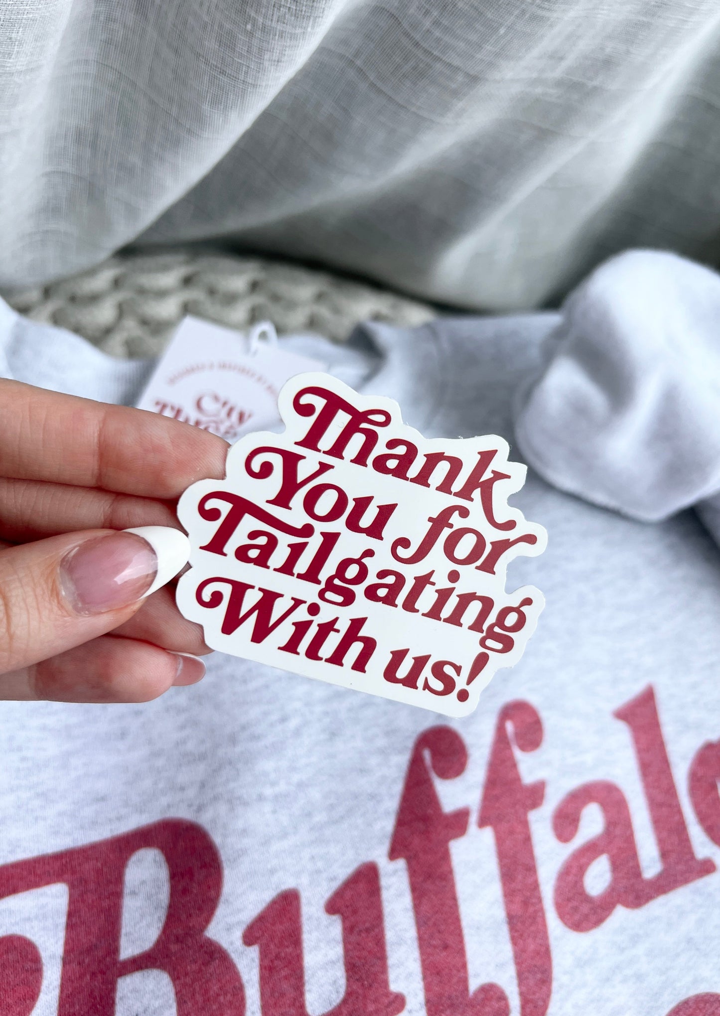 Tailgating Sticker