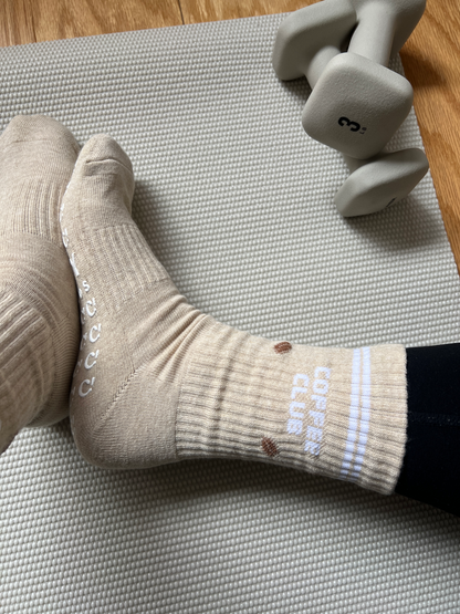 Coffee Club Pilates Sock