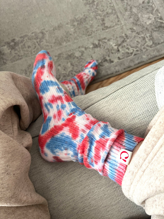 Chunky Tie Dyed Socks