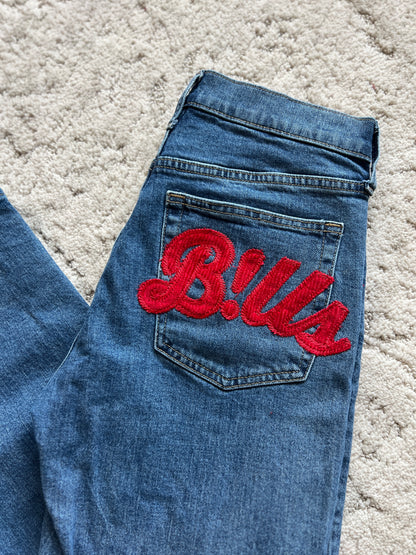 Waist:30 Inseam:25 Hip:36 Rise:10