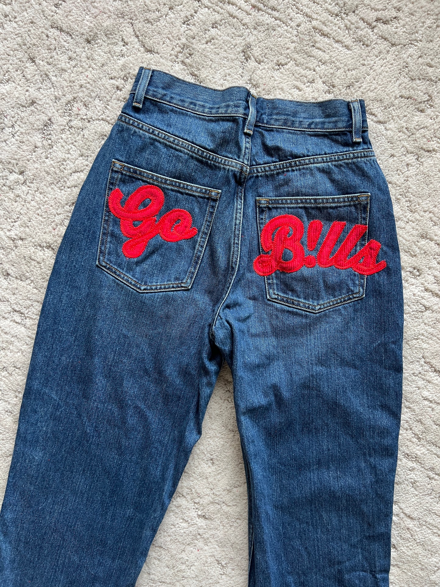 Waist:27 Inseam:30 Hip:38 Rise:13