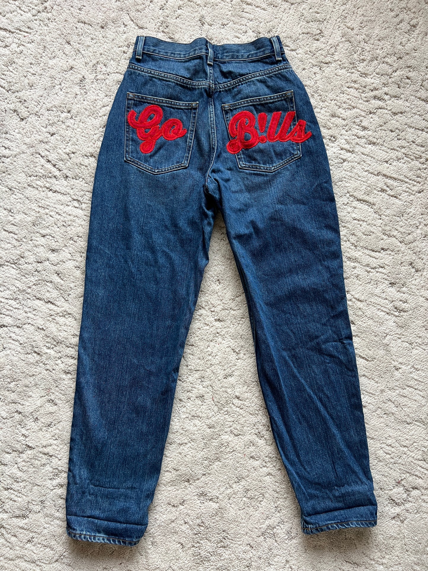 Waist:27 Inseam:30 Hip:38 Rise:13