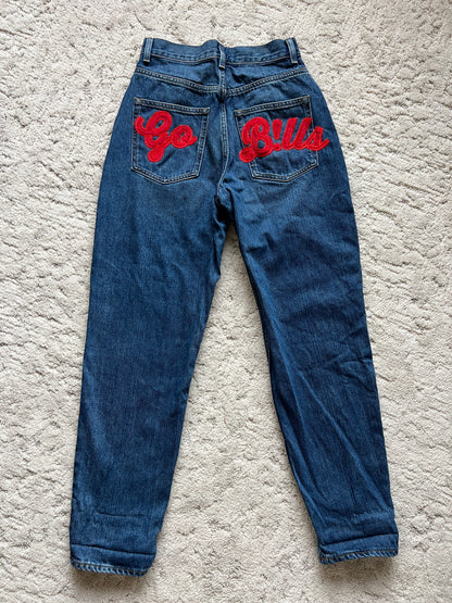 Waist:27 Inseam:30 Hip:38 Rise:13