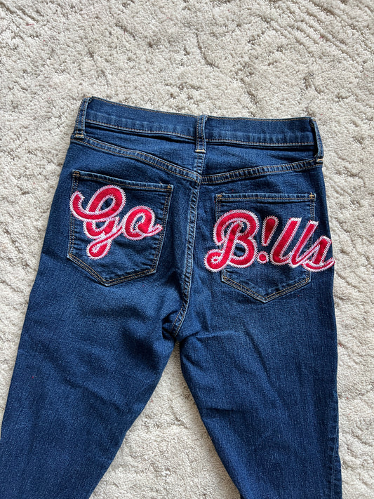 Waist:28 Inseam:25 Hip:31 Rise:10