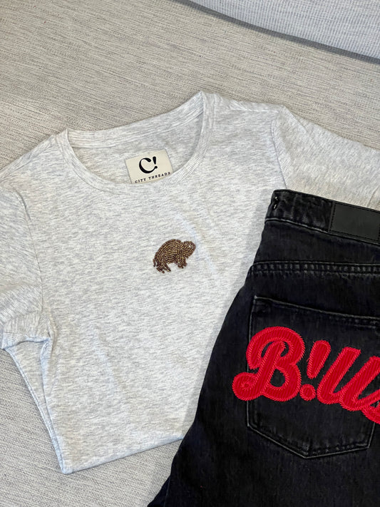 Buffalo Beaded Tee