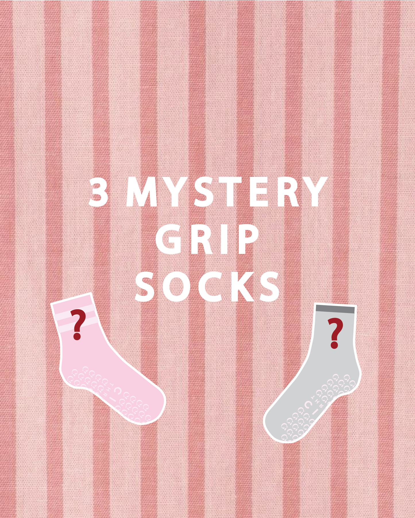 Mystery Grip Sock Trio